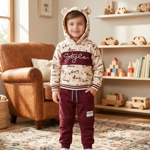 Boys’ 2 Piece Fleece Lined Hoodie & Pants Set — 