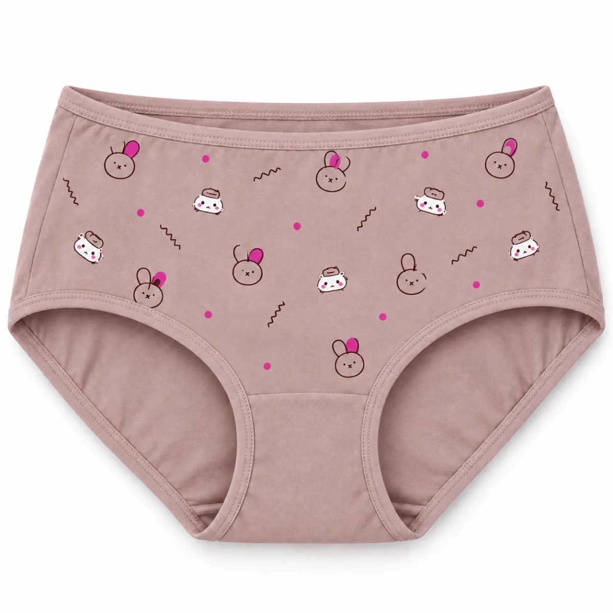 Women’s Cartoon Print Full Coverage Stretch Briefs —