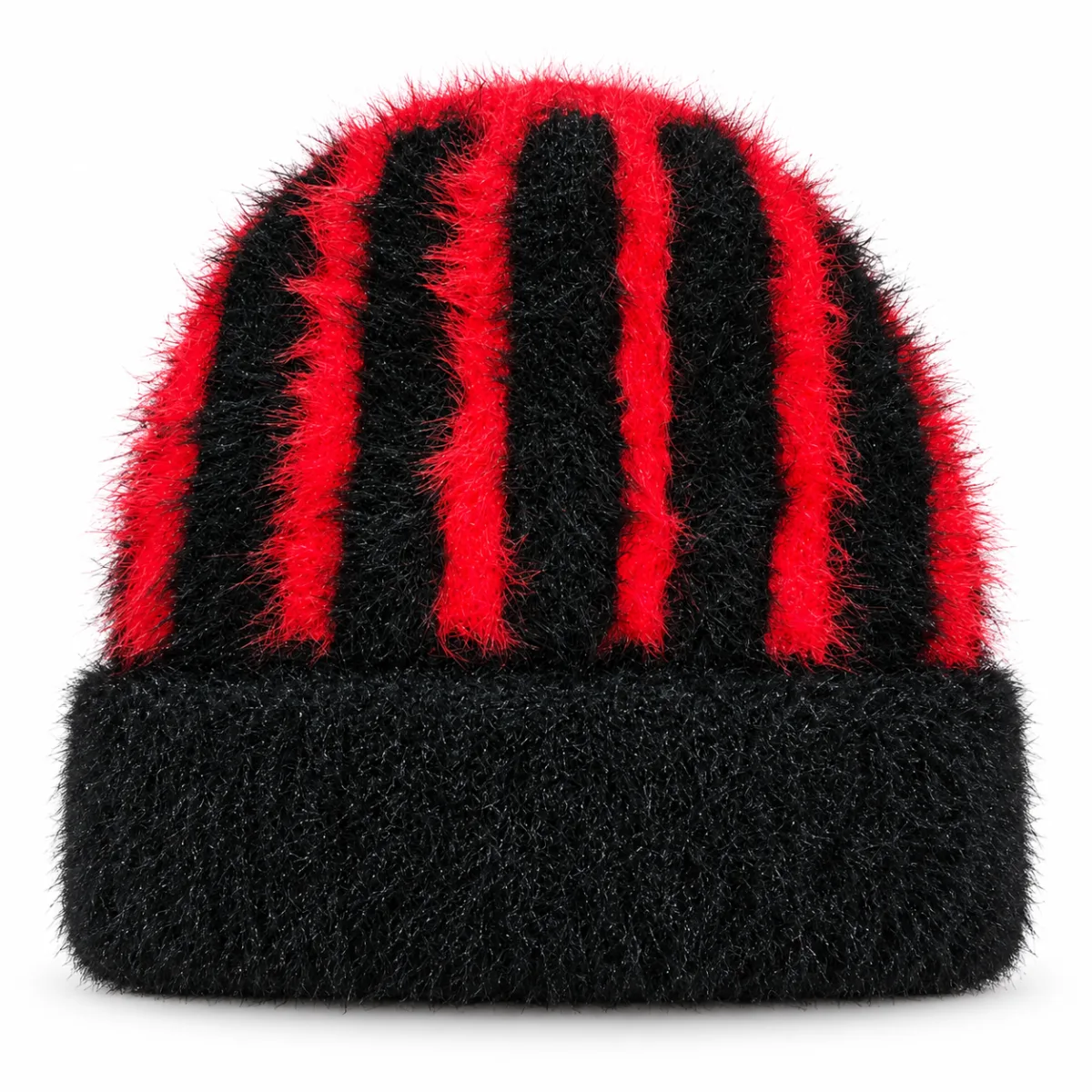 Kids’ Soft Fuzzy Knitted Winter Beanie Cap —