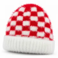 Kids’ Soft Fuzzy Knitted Winter Beanie Cap photo 4