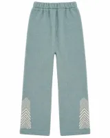 Girls’ Knitted 2 Piece Winter Outfit with Pearl and Cable Knit Detail photo 3