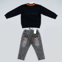 Boys’ 2 Piece Woolen T-Shirt & Jeans Set photo 4