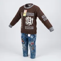 Boys’ 2 Piece Sweater & Jeans Set photo 3