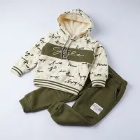 Boys’ 2 Piece Fleece Lined Hoodie & Pants Set photo 5