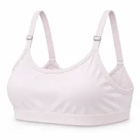Women’s Plain Bralette with Adjustable Straps and Back Hook Closure photo 1