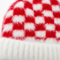 Kids’ Soft Fuzzy Knitted Winter Beanie Cap photo 3
