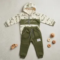 Boys’ 2 Piece Fleece Lined Hoodie & Pants Set photo 2