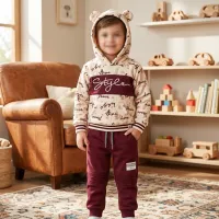 Boys’ 2 Piece Fleece Lined Hoodie & Pants Set photo 1