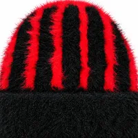 Kids’ Soft Fuzzy Knitted Winter Beanie Cap photo 4