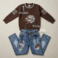 Boys’ 2 Piece Sweater & Jeans Set photo 6